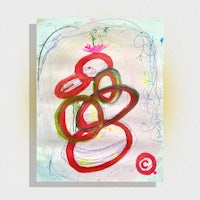 a drawing of a red buddhist buddhist buddhist buddhist budd