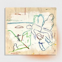 a piece of paper with a drawing of a man and a woman